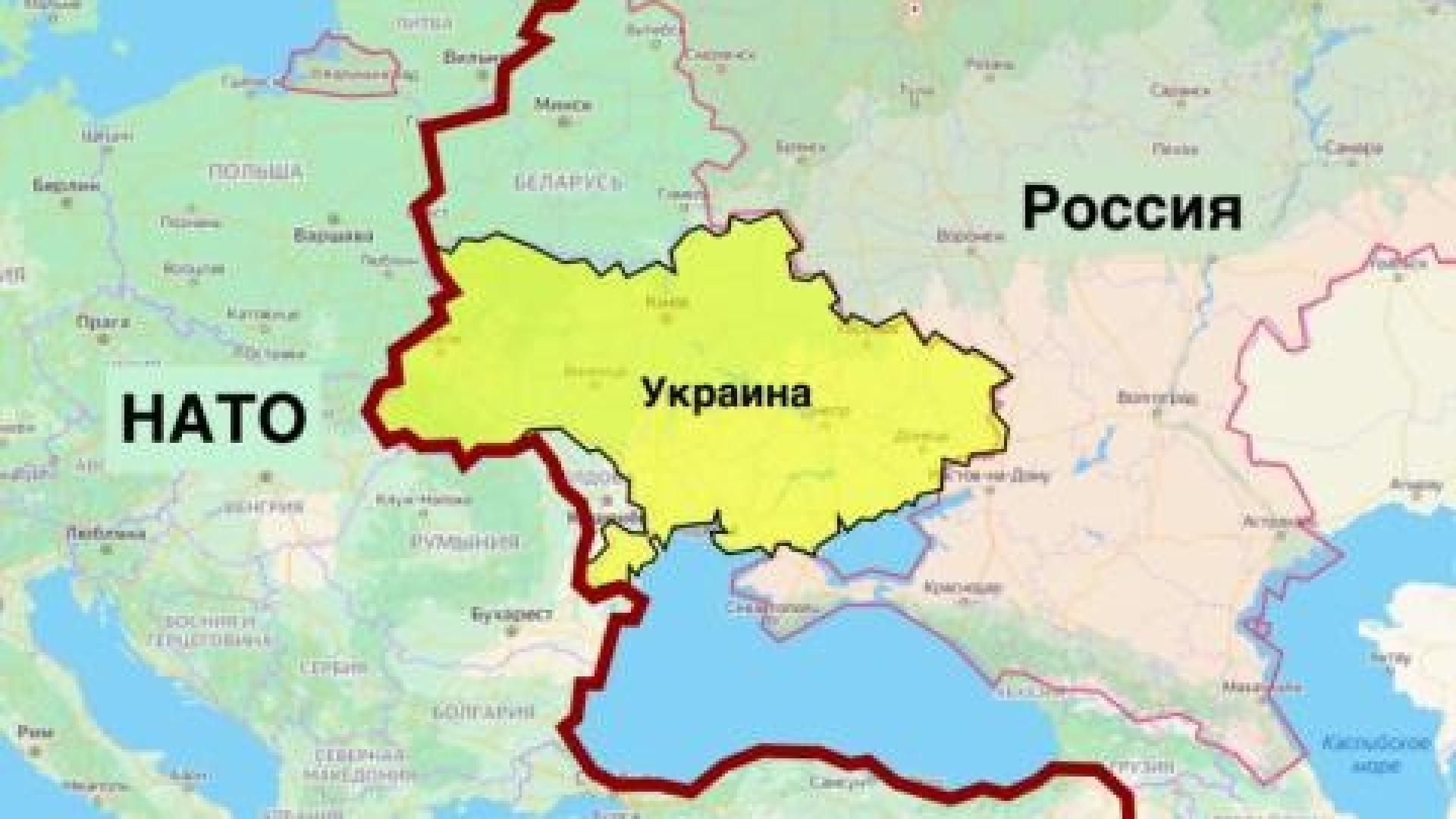 Оказва се, че Украйна нямала регистрирани граници и държавата на практика не съществува